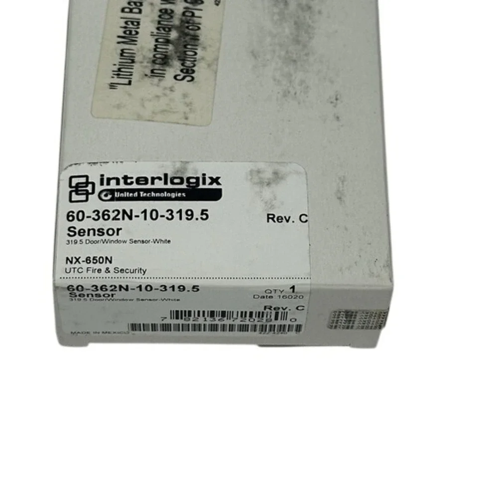 Interlogix 60-362N-10-319.5‎ Door Window Sensor White NX-650N 319.5MHz NEW